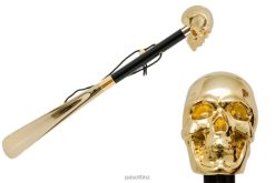 Accessories NZ PASOTTI Unisex cs W33or - Gold Skull Shoehorn VB8JV277