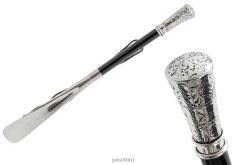 Accessories NZ PASOTTI Unisex cs W34 - Classic Straight Silver Shoehorn VB8JV644