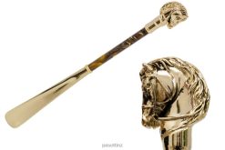 Accessories NZ PASOTTI Unisex cs W41PO - Gold Horse Shoehorn, Pearly Brown Shaft VB8JV310