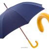 Umbrella | NZ PASOTTI Men 142 Pto CN4 P - Bespoke Umbrella, Yellow Leather Handle VB8JV123