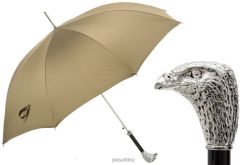 Umbrella | NZ PASOTTI Men 478 6768-8 W85 - Silver Eagle Umbrella VB8JV44