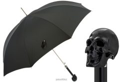 Umbrella | NZ PASOTTI Men 478 7079-8 W33ne - Black Skull Umbrella VB8JV74