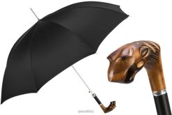 Umbrella | NZ PASOTTI Men 478 Oxf-18 N50 - Hand Carved Tiger Umbrella VB8JV122