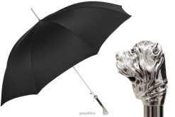 Umbrella | NZ PASOTTI Men 478 Oxf-18 W96 - Silver Mastiff Umbrella VB8JV86