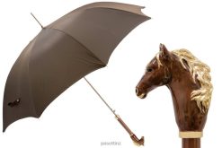 Umbrella | NZ PASOTTI Men 479 Oxf-17 K45mo - Brown Horse Luxurious Umbrella VB8JV30