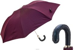 Umbrella | NZ PASOTTI Men 64 52682-2 N36 - Red & Navy Pied de PouleFolding Umbrella VB8JV164