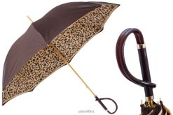 Umbrella | NZ PASOTTI Unisex 189 1411-61 A - Brown Speckled Umbrella, Double Cloth VB8JV429