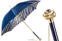 Umbrella | NZ PASOTTI Unisex 189 5A003-33 U14 - Fantastic Umbrella with Pearls and Cheetah Print VB8JV425