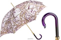 Umbrella | NZ PASOTTI Unisex 20 58002-7 G15 - Purple Nuance Umbrella with Chains Print VB8JV414