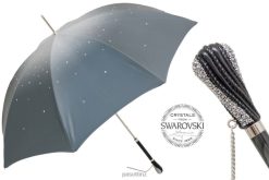Umbrella | NZ PASOTTI Women 185N 21284-7 S8 - Grey Swarovski Umbrella, Double Cloth VB8JV544