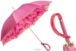 Umbrella | NZ PASOTTI Women 189 21065-30 A - Fuchsia Dahlia Umbrella, Double Cloth VB8JV377