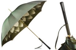 Umbrella | NZ PASOTTI Women 189 21273-13 H15 - Green Dahlia Umbrella, Double Cloth VB8JV376