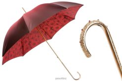 Umbrella | NZ PASOTTI Women 189 50884-1 U2 - Red Roses Umbrella, Double Cloth VB8JV381