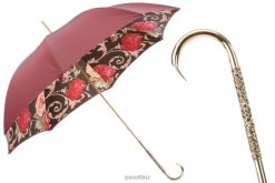Umbrella | NZ PASOTTI Women 189 53910-88 C30-3 - Burgundy Vintage Umbrella, Double Cloth VB8JV394