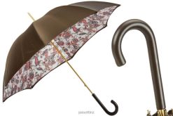 Umbrella | NZ PASOTTI Women 189 5F805-6 P - Paisley Umbrella with Leather Handle VB8JV454