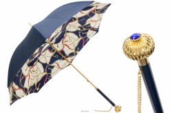 Umbrella | NZ PASOTTI Women 189 5G313-41 U14 - Navy Bridles Umbrella VB8JV474