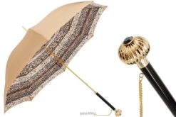 Umbrella | NZ PASOTTI Women 189 5G468-6 U14 - Beige Classic Umbrella, Double Cloth VB8JV444