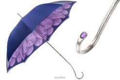 Umbrella | NZ PASOTTI Women 189N 21065-71 S13 - Purple Dahlia Umbrella, Double Cloth VB8JV382