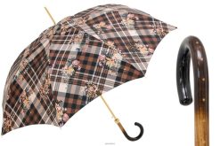 Umbrella | NZ PASOTTI Women 20 5Y743-5 N62 - Tartan Umbrella with Flowers VB8JV445