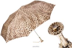 Umbrella | NZ PASOTTI Women 257 52417-16 P12 - Leopard Folding Umbrella VB8JV599