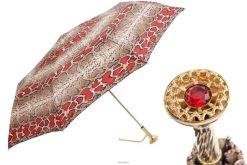 Umbrella | NZ PASOTTI Women 257 52656-601 P12 - PythonPrint Folding Umbrella VB8JV581