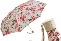 Umbrella | NZ PASOTTI Women 257 52693-69 P - Folding Umbrella with Beautiful Flowers VB8JV600