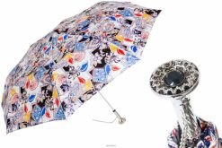 Umbrella | NZ PASOTTI Women 257 9L982-1 P12 - Folding Umbrella Maiolica VB8JV574