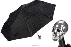 Umbrella | NZ PASOTTI Women 257 PNT W33 - Silver Skull Folding Umbrella VB8JV586