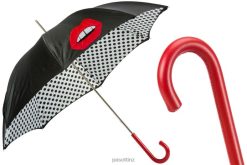 Umbrella | NZ PASOTTI Women 420N 55874-2 P - Mouth Umbrella with Polka Dots Interior, Double Cloth VB8JV555